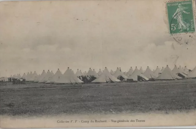 CPA 37 - Camp du Ruchard - Vue générale des tentes