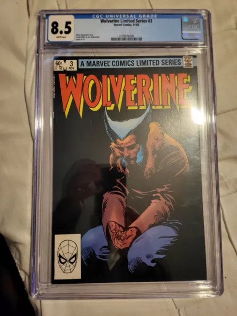 Wolverine Limited Series #3 (1982) - Marvel Comics - CGC 8.5