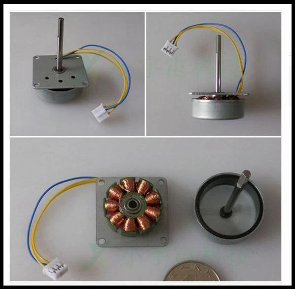 2 X Mini Micro Alternator – Permanent Magnet, 5V, 1.5mm Shaft – For Wind/Hydro Projects