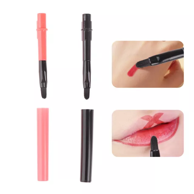 10Pcs/Set Disposable Lip Brush Gloss Wands Applicator Makeup Cosmetic Tools_wf