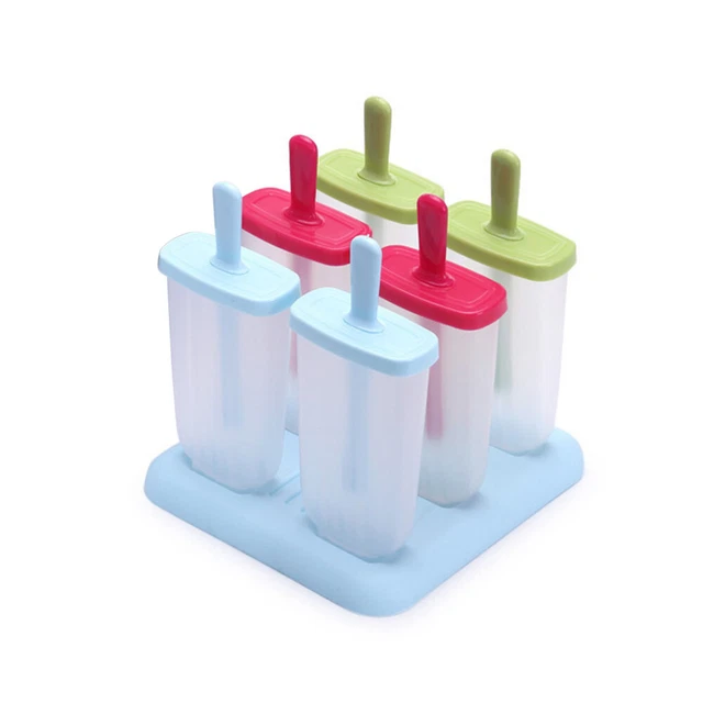 6 cavidades - moldes de paletas gratis bandeja de paletas máquina de helado palo
