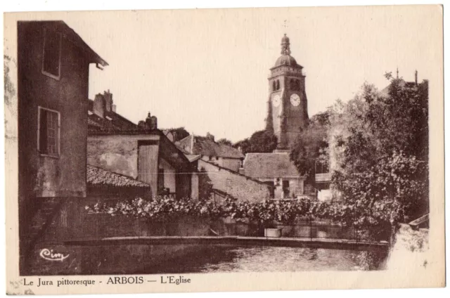 CPSM PF 39 - ARBOIS (Jura) - L'Eglise