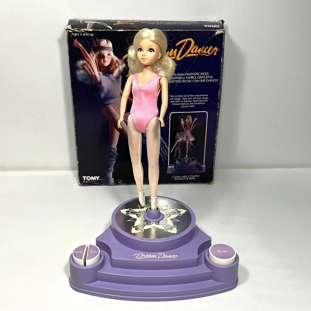 Tomy Dream Dancer Fashion Doll Ballerina Complete New Open Box See Video Vintage