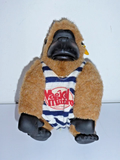Peluche vintage Ajena Magical Murphy ouvrier/ petit modèle 17 cm / san – La Roue du Passé