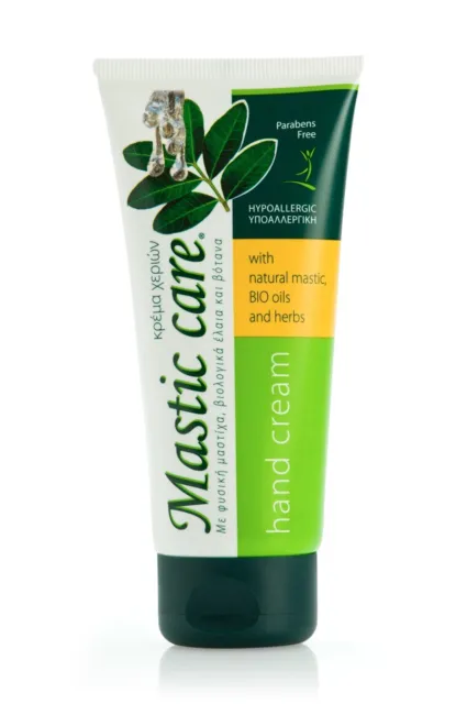 Hand Cream with Chios Mastic Biological Oil and Herbs 100% Hypoallergenic 100ml