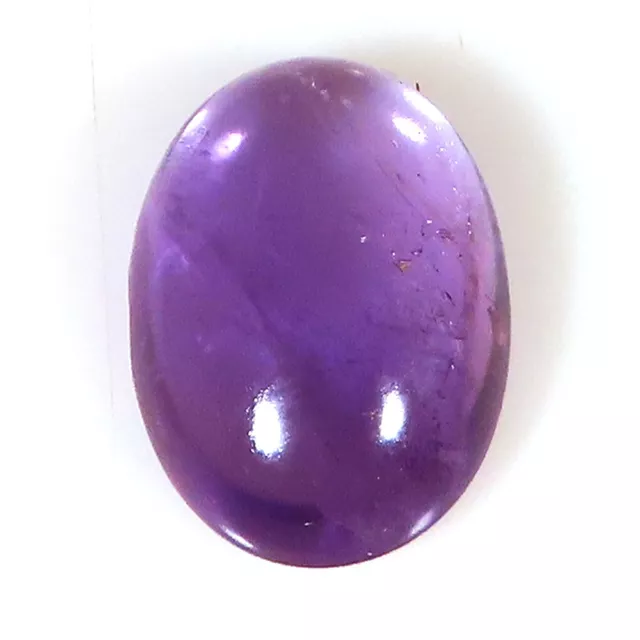 A+ 16.90 Cts Untreated Purple Amethyst Oval Cabochon 14x20x7 mm Gemstone GR-19