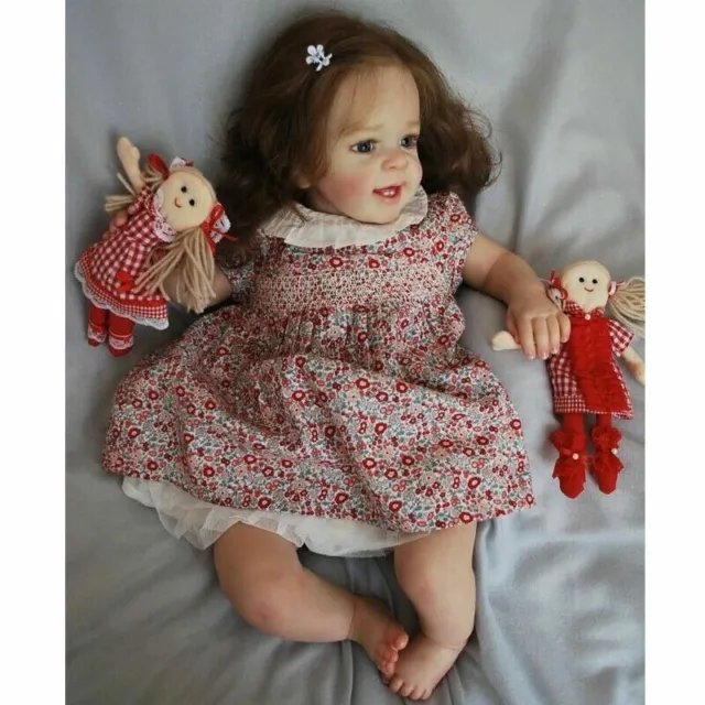Bambole neonato rinate dipinte bambina realistiche vinile neonato giocattolo regalo 4