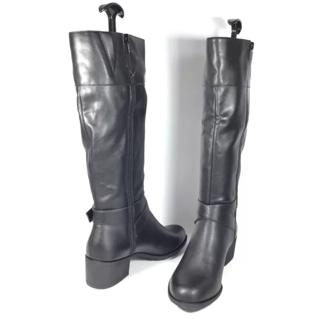 Style & Co Vedaa Women's Size 6.5 Black High Knee Riding Boots 3