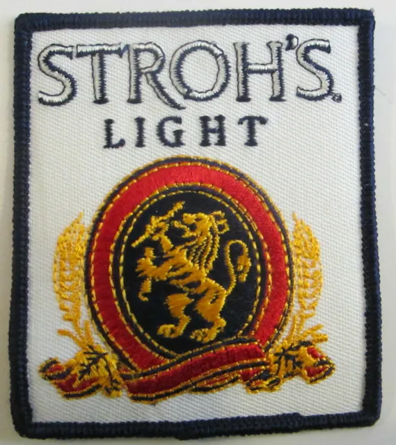 Stroh's Light Beer Patch  Mint New Vintage
