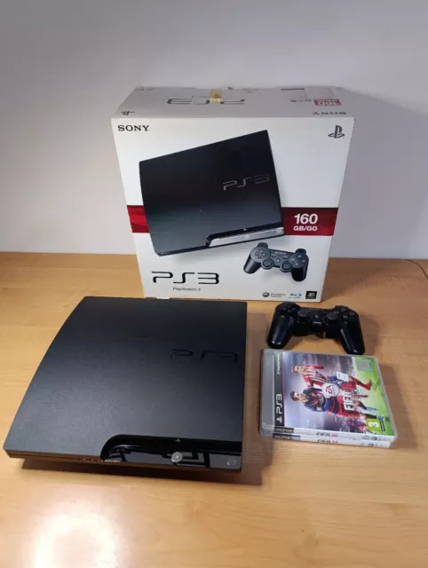 PlayStation 3 Slim PS3 160gb CECH-2504A Con Controller E Scatola