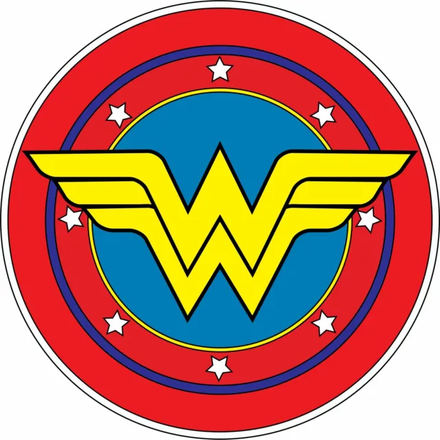 Wonder Woman Logo Vinyl Sticker Batman Car Wall Decal Dawn of Justice