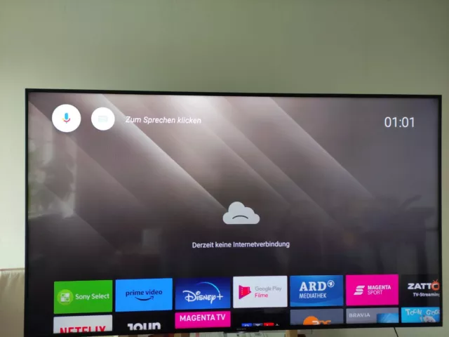 Sony Fernseher 75 zoll KDL-75W 855C ideal für EM 2024