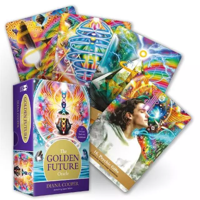 The Golden Future Oracle: A 44-Card Deck and Guidebook by Diana Cooper Cards Boo