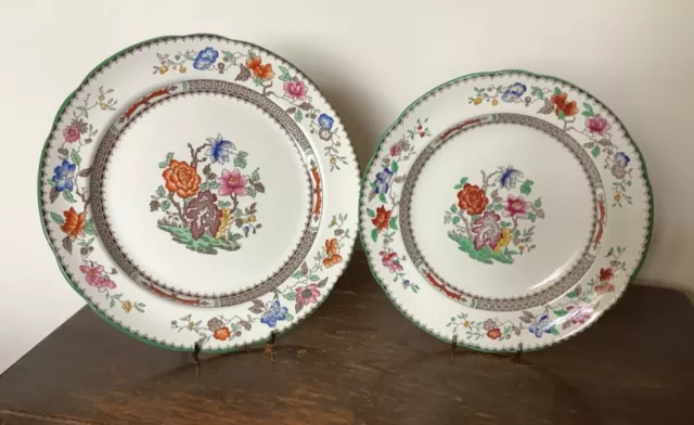 Copeland Spode "Chinese Rose", Dinner & Breakfast plates. Pattern 629599