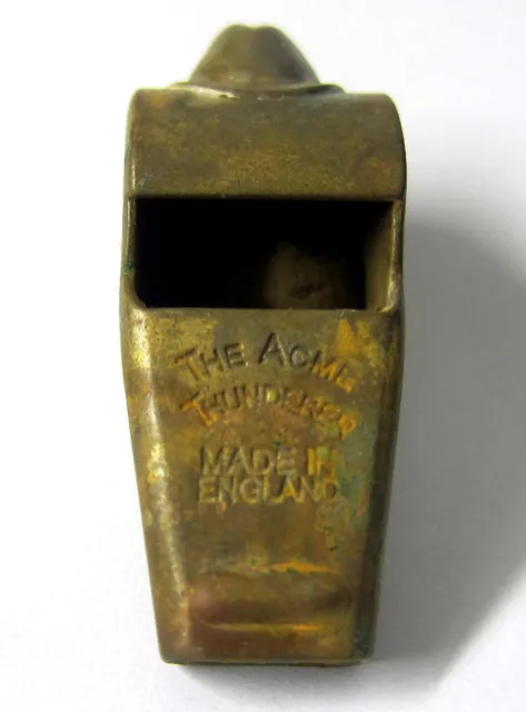 USAAF Whistle Air Ministry ACME 23/230 WW2 RAF Rettung Notfall Messing GEALTERT 2