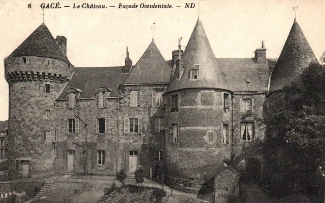 CPA 61 - GACE (Orne) - 8. Le Château - Façade Occidentale