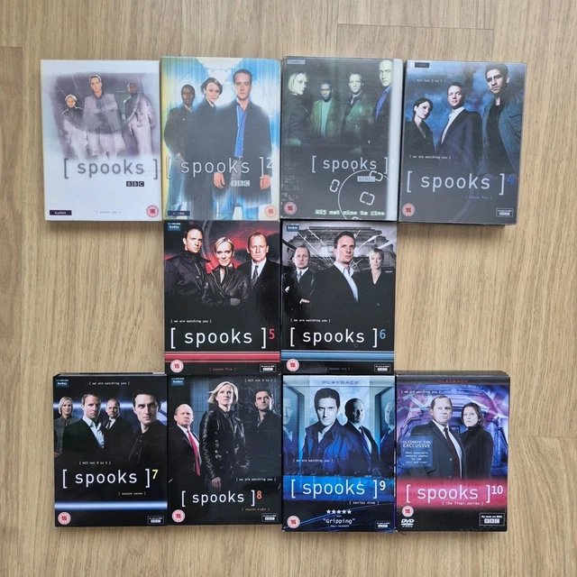SPOOKS COMPLETE SERIES 1-10 DVD Individual Boxsets Region 2 UK PAL
