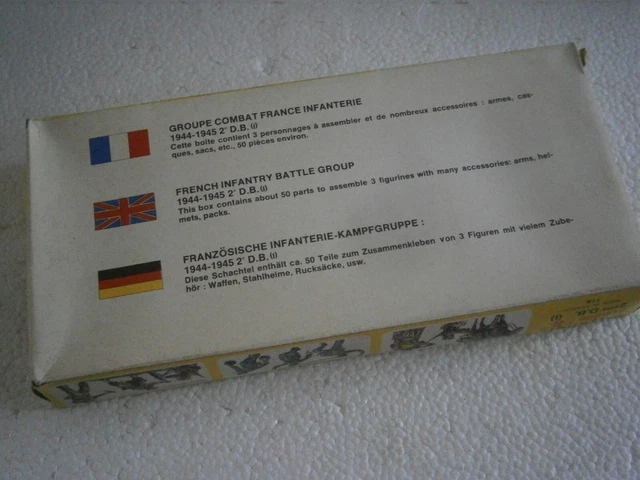 MAQUETTE HELLER GROUPE Brancardier France 1/35 Ref 134 EUR 25,00 - FR