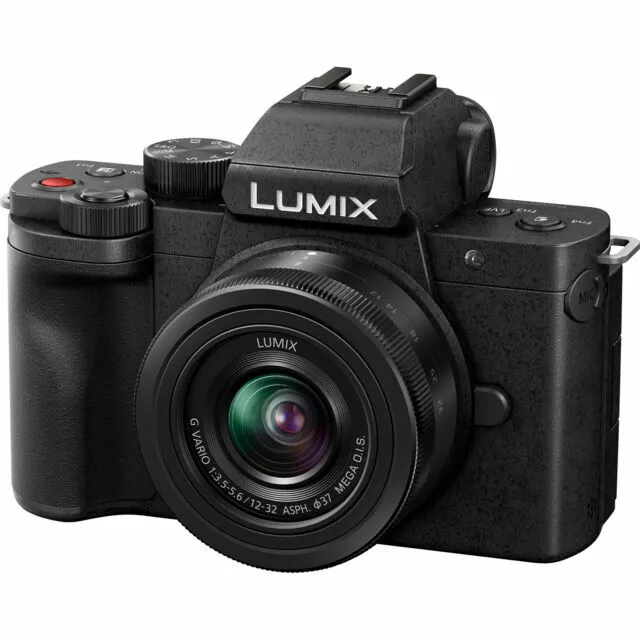 Panasonic LUMIX G100 20.3MP Mirrorless Vlogging Camera (12-32mm f/3.5-5.6...