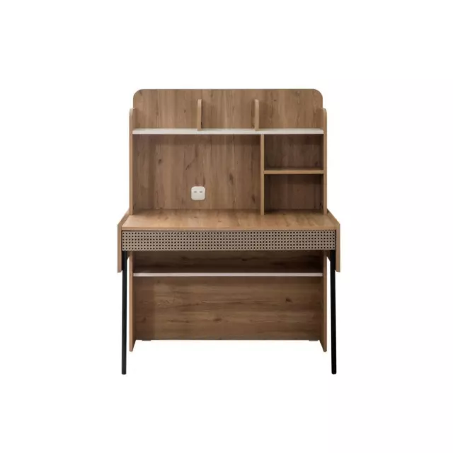 Scrivania tavolo da ufficio tavolo per computer marrone mobili per ufficio legno tavolo scaffali