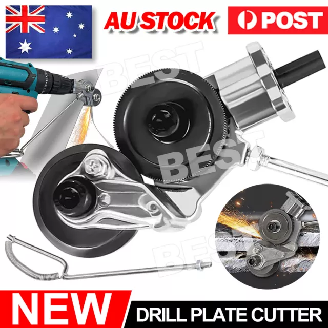 Safe and Durable Electric Drill Plate Cutter Attachment Electric Drill Shears AU