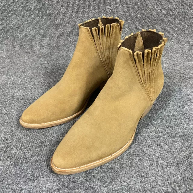 Faryl Robin x Free People Trill Boots 6 Beige Ankle Heeled