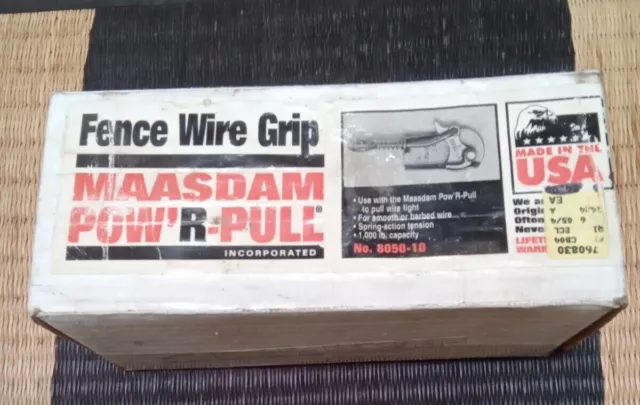 Maasdam 8050-10  Fence Wire Grip Puller, Made in USA!