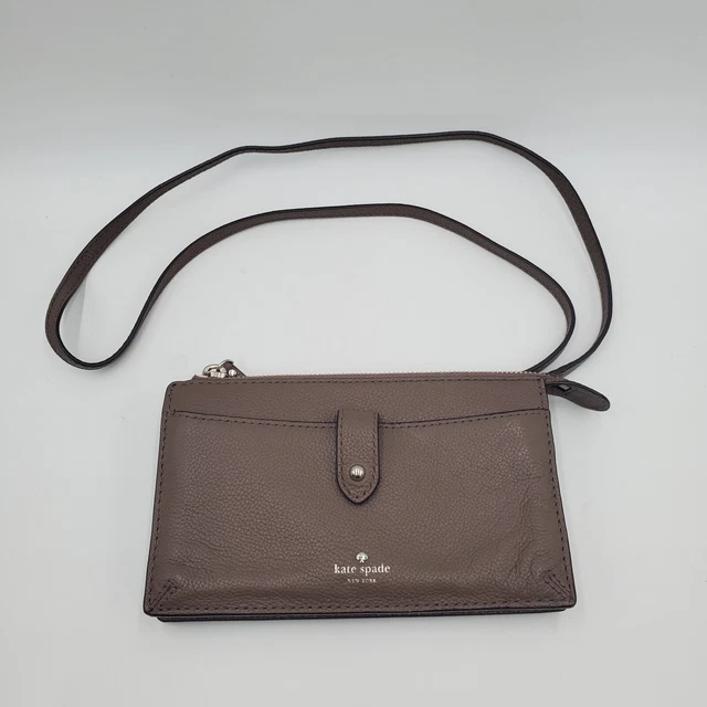 NEW KATE SPADE Alegra Larchmont Avenue Crossbody Light Walnut