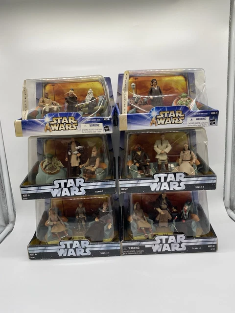 Lot De Figurines Star Wars Hasbro 3,75" - Jedi High Council - Attack Of The Clones