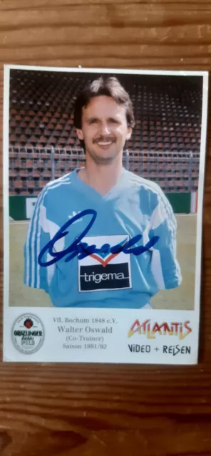 Walter Oswald - VfL Bochum -  Autogrammkarte original signiert