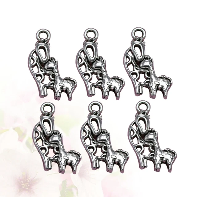 20 Stück Legierung Giraffe Anhänger Charms DIY Schmuck Herstellung Zubehör für