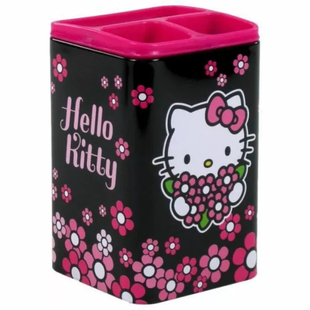 Pot à Crayons Hello Kitty pour Fille Rangement de Stylos Bics crayons Neuf FR 3