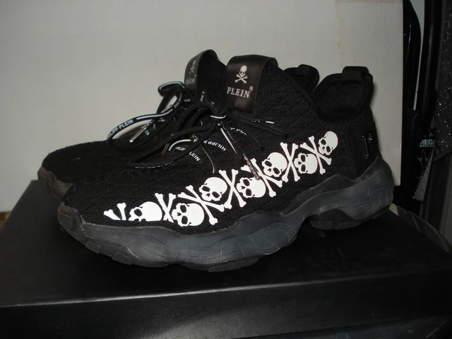 Philipp Plein Sneaker Noir/Blanc Homme 100% Authentiques