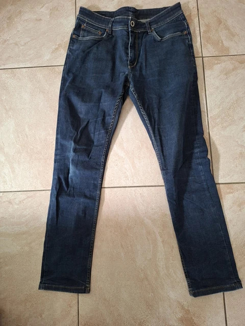 Jean Celio Pour Homme - Taille 40 (W30/L30) - Bleu Délavé - Coupe Droite - Occasion Très Bon état