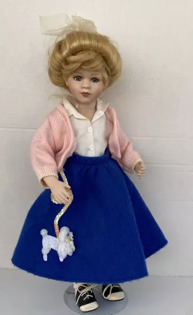 Porcelain 50's PEGGY SUE ROCK n ROLL DOLL By The Heritage Signature Collection