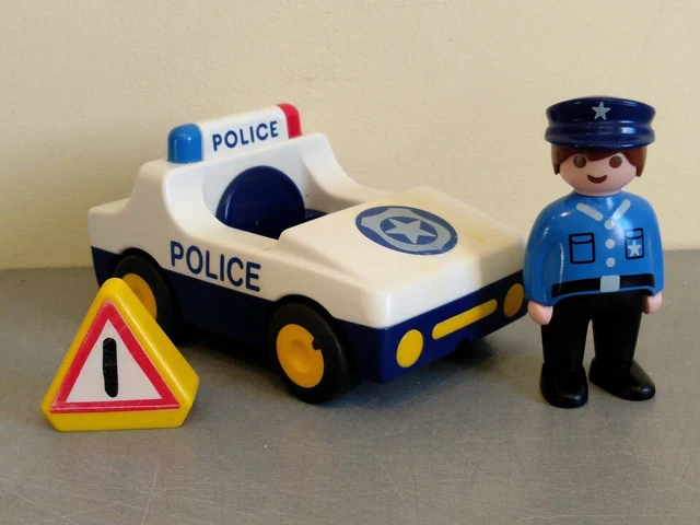 123 PLAYMOBIL Voiture de Police 6737 SET COMPLET avec Policier + accessoire EUR 6,90 - PicClick FR