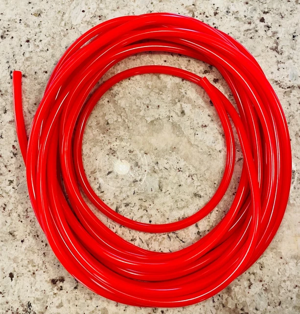 PVC Tubing - Red - 1/2"od x 3/8"id