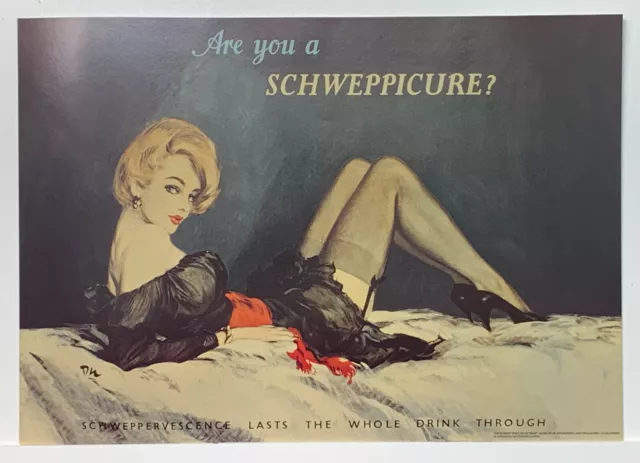 Schweppes Advert poster Robert Opie Collection Packaging Museum Gloucester