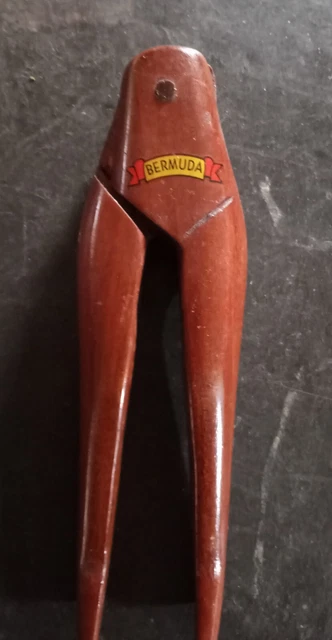 Vintage Shapely Hand Carved Wooden Nutcracker.