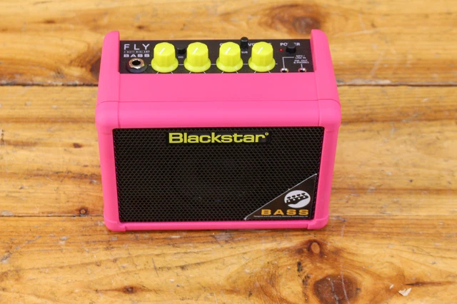 Blackstar Fly 3 Bluetooth 3W 1x3 Mini Guitar Combo Amp Neon Pink ISSUE Blackstar Fly 3 Bluetooth 3W 1x3 Mini Guitar Combo Amp Neon Pink ISSUE