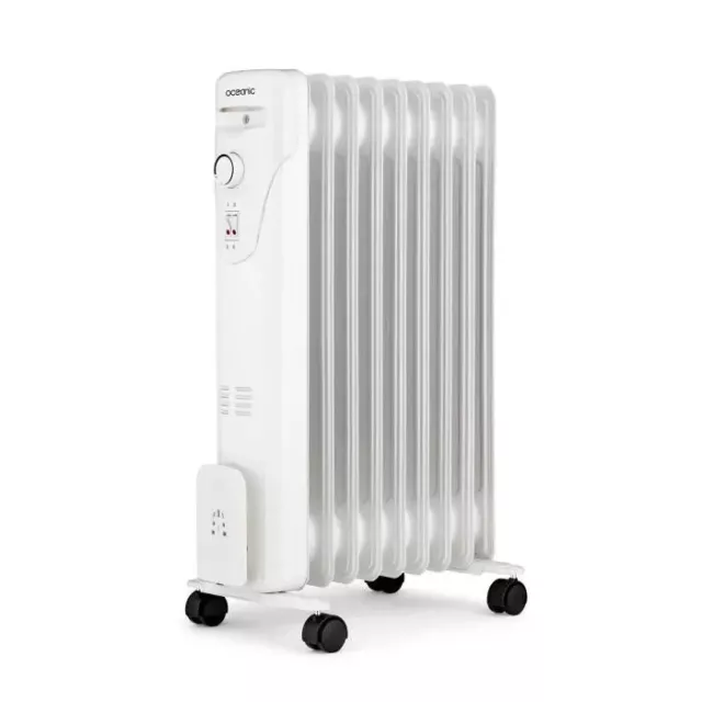 Radiateur électrique bain d'huile 2000W OCEANIC - 3 puissances - Thermostat é...