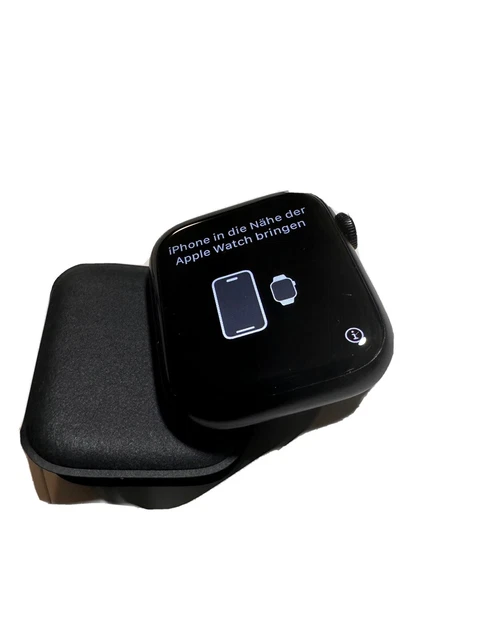 Apple Watch Series 7 45mm Aluminiumgehäuse Luxus Armband- Mitternacht (GPS +