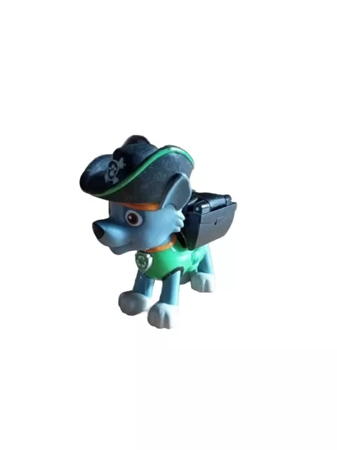 Paw Patrol Pirate Pup  ROCKY  Pup with Green Vest, Pop Out Tools.        F