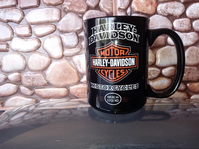 Harley Davidson Coffee Cup Mug Black Ceramic