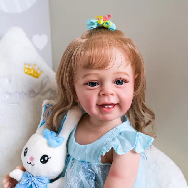 Bambole reborn morbide in silicone corpo intero 55 cm bambino Yannik realistiche regalo fatto a mano