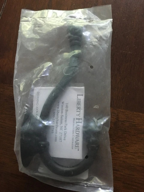 Brainerd Garment Hook B46305J-FB-C Liberty Hardware Flat Black Finish BEAUTIFUL!