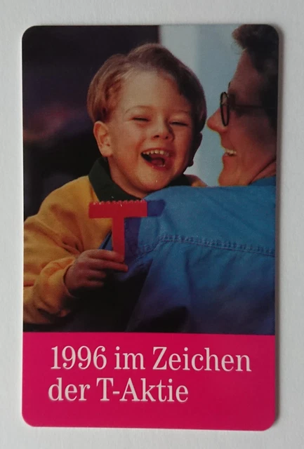 Phone Card Telefonwertkarte Trading Card IN Symbol From T-Aktie 1996