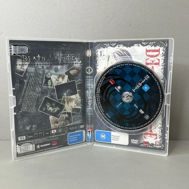 DEATHNOTE COLLECTION VOL 1-2 Death Note Series DVD Set Madman Anime ...