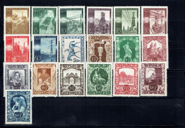 Österreich Doubletten Postfrisch aus 1947 (A1029)