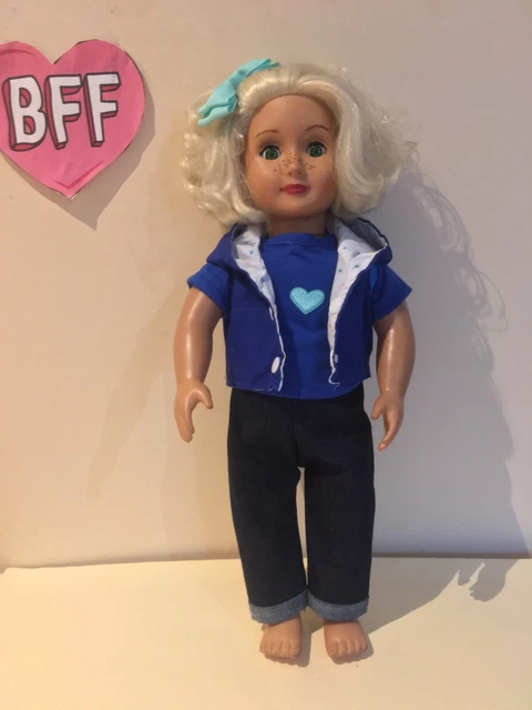 18" Dolls Clothes  4 Pce Outfit.Fits Our Generation Girl Dolls. Casual Set
